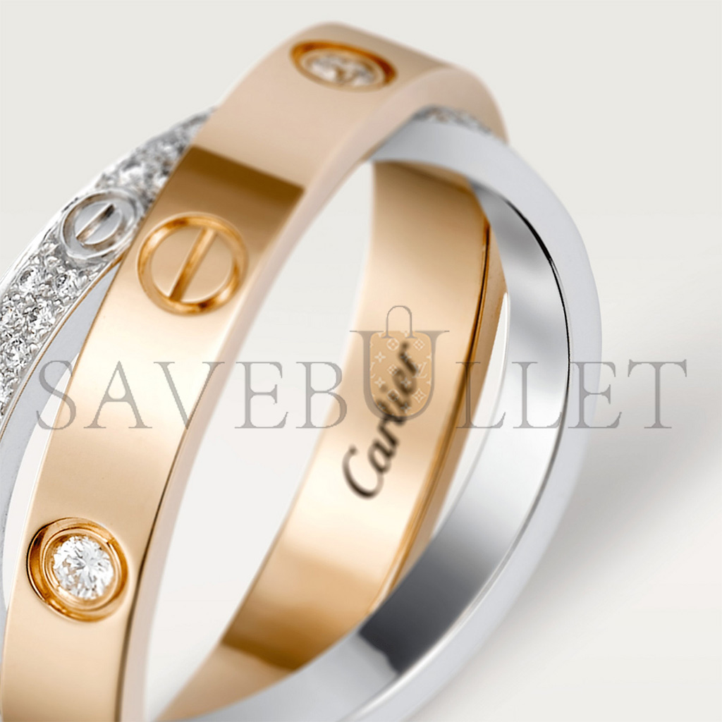 CARTIER LOVE RING, DIAMOND-PAVED B4094600